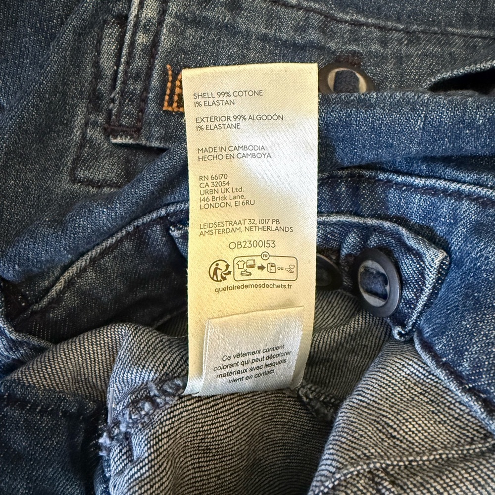 Anthropologie Wide-Leg Denim Jeans in Blue - Picture 10 of 14